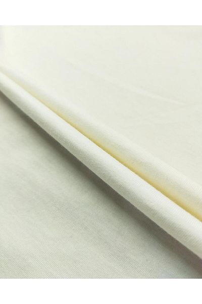 Kumaş Parça Single Jersey Combed Cotton in Ecru Color (Width 170 cm X Length 170 cm)
