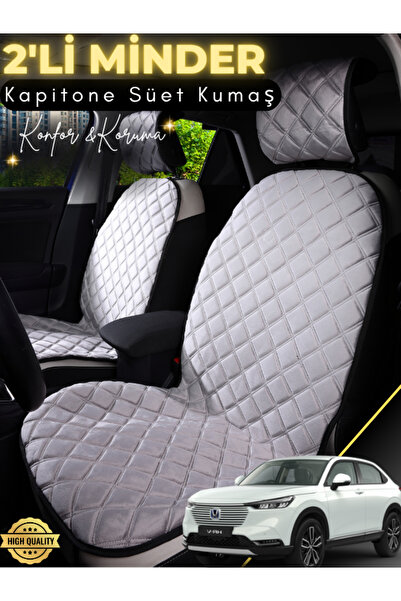 stiloto Honda Hr-V Compatible 2-Piece Suede Auto Seat Cushion |   Anti-Sweat ...