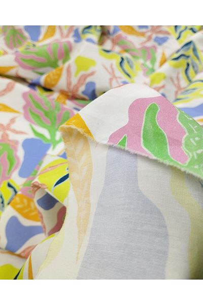 Kumaş Parça Colored Cotton Voile (Width 150 cm X Length 320 cm)