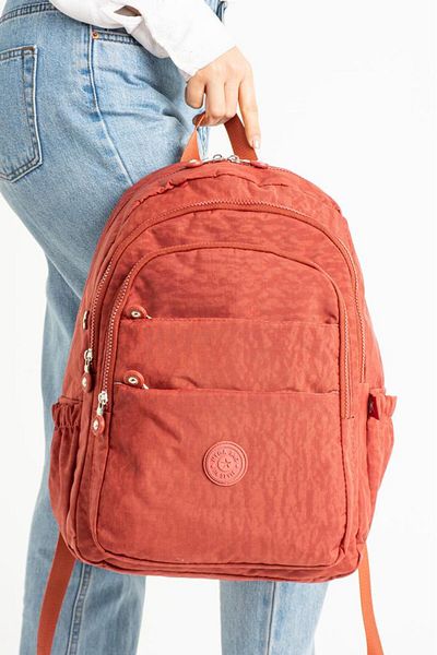 Baginn Unisex School Bag Clinker Fabric Backpack Multi-Pocket Lightweight Rainproof 42*30 cm