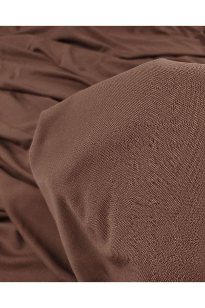 Kumaş Parça Interlock Jersey in Mink Brown Color (Width 150 cm X Length 300 cm)