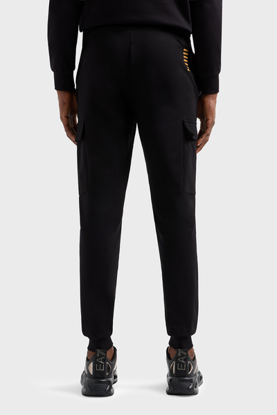 EA7 Logolu Streç Pamuklu Slim Fit Yüksek Bel Kargo Cepli Jogger Pantolon Erkek PANTOLON 8NPP67 PJVRZ