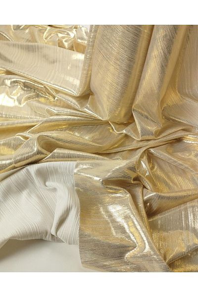 Kumaş Parça Gold Colored Gilded Jersey (Width 140 cm X Length 250 cm)