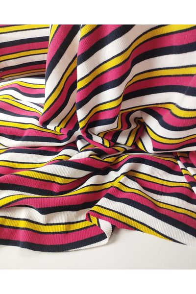 Kumaş Parça Transverse Striped Camisole Knitted Width: 100