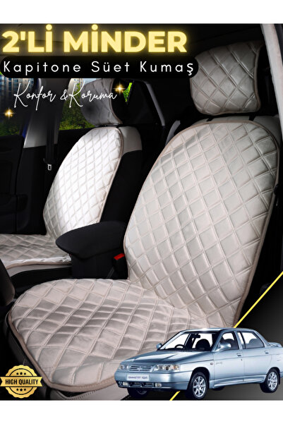 stiloto وسادة مقعد سيارة من الجلد المدبوغ متوافقة مع لادا فيجا، عبوة من قطعتي...