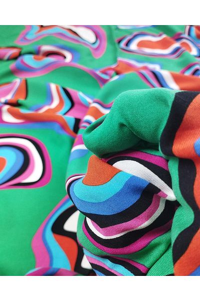 Kumaş Parça Cotton Viscose in Vibrant Colours (Width 150 cm X Length 220 cm)