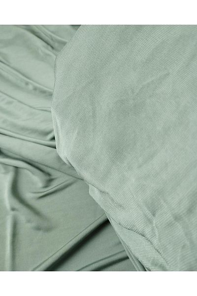 Kumaş Parça Thin Jersey in Green Color (Width 150 cm X Length 110 cm)