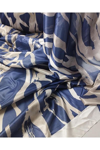 Kumaş Parça Jersey in Blue Beige Colors Width: 150