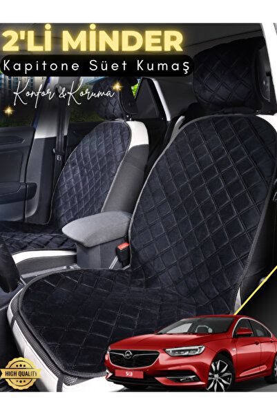 stiloto Opel Insignia Compatible 2-Piece Suede Auto Seat Cushion |   Anti-Swe...