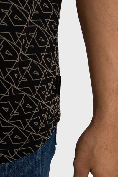 Armani Exchange Όλα με λογότυπο Βαμβακερό μπλουζάκι με κουμπιά με κανονική εφαρμογή Ανδρικό μπλουζάκι με γιακά πόλο