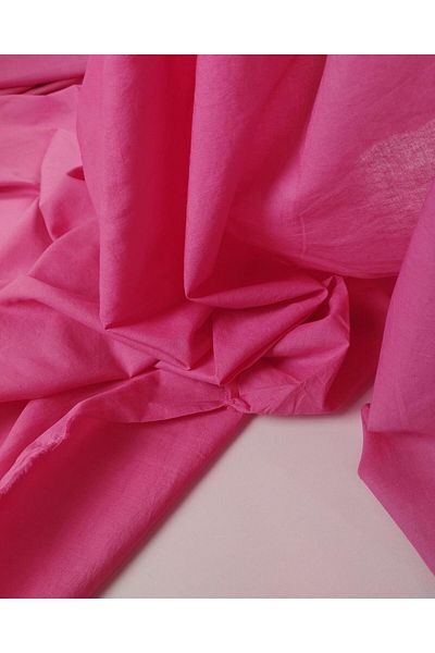 Kumaş Parça Cotton Voile in Pink Color (Width 140 cm X Length 220 cm)