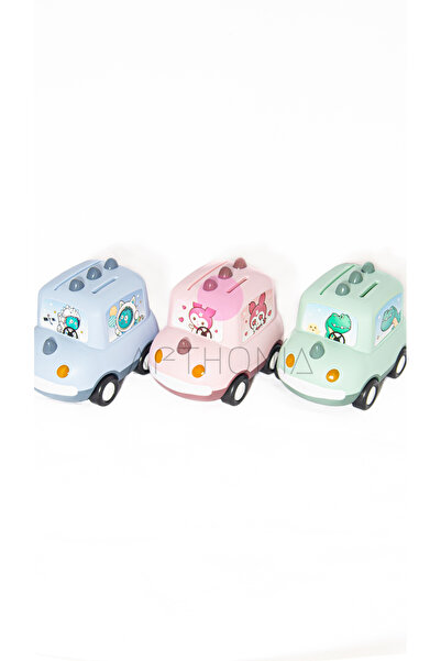 Afthonia Araba Tasarımlı Kumbara – Oyuncak Görünümlü Sevimli Para Kutusu - 1 Adet