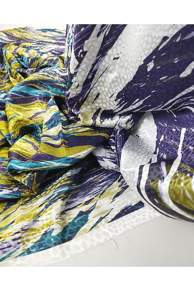 Kumaş Parça Multicolour Jacquard Satin (Width 150 cm X Length 190 cm)