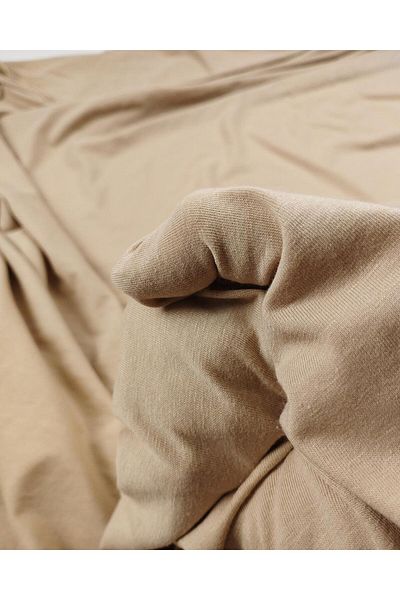 Kumaş Parça Combed Cotton in Milk Brown Color (Width 150 cm X Length 200 cm)