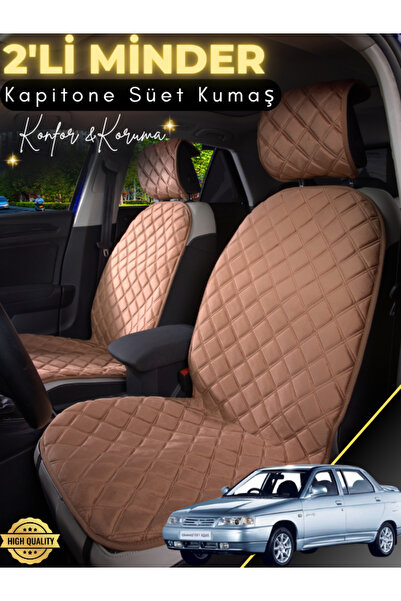 stiloto وسادة مقعد سيارة من الجلد المدبوغ متوافقة مع لادا فيجا، عبوة من قطعتي...