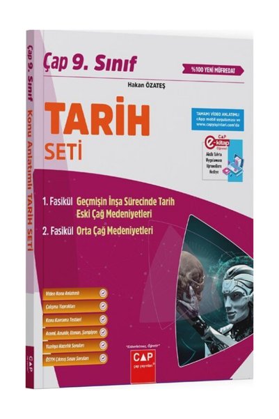 Çap Yayınları ÇAP 9. SINIF ANADOLU LİSESİ TARİH FASİLÜL SET