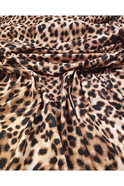 Kumaş Parça Leopard Pattern Jersey (Width 130 cm X Length 260 cm)