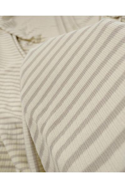 Kumaş Parça Thin Stretchy Knitted in Cream Lilac Colours (Width 140 cm X Length 120 cm)