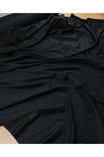 Kumaş Parça Jersey in Black Color (Width 160 cm X Length 360 cm)