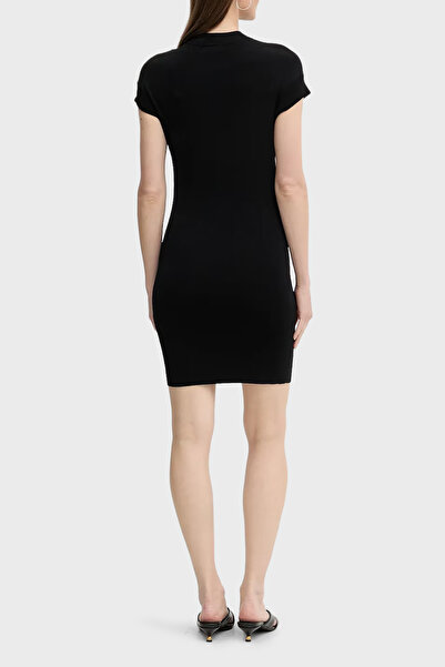 Armani Exchange Slim Fit Bisiklet Yaka Kısa Kollu Mini Elbise ELBİSE XW000764 AF10352 UC001