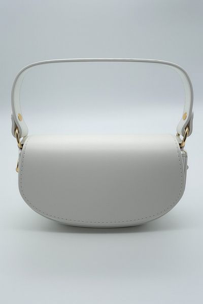 Silblack Faux Leather Women's Shoulder and Hand Bag – Oval Design, Double Strap, Modern and Stylish Model