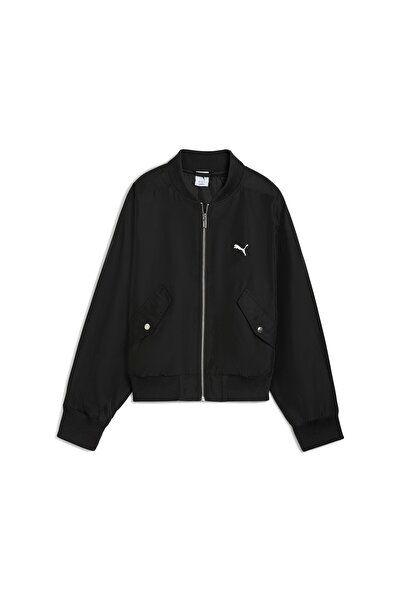 Puma T7 Satin Bomber Women's Black Jacket 63216801