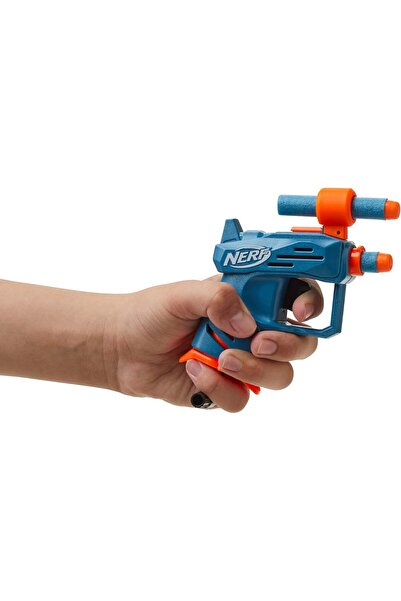 Nerf Elite Ace SD-1 Dart Blaster, 2 Elite Darts, Pull Handle, Integrated Dart Holder