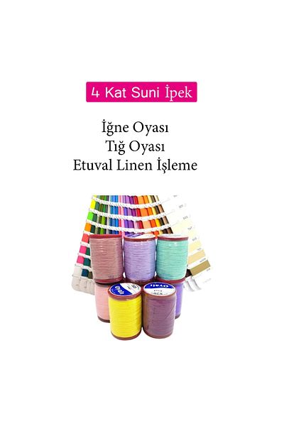 MBB ETİCARET Cordă de mătase artificială cu 4 straturi, broderie, mărgele, croșetat, nr.: negru