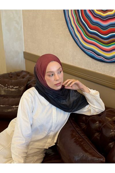 Modakaşmir شال القمر بنمط التدرج المتوهج