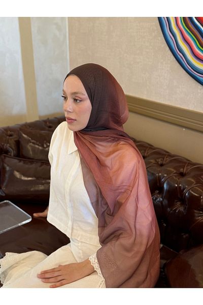Modakaşmir شال القمر بنمط التدرج المتوهج
