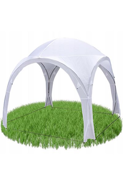 Mercaton Garden/commercial pavilion, foldable, white, 3.2&#215;3.2&#215;2.5 m, Jumi