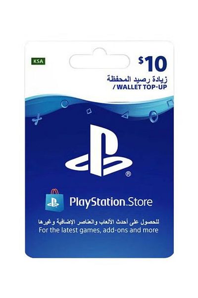 Sony بطاقة هدايا متجر بلاي ستيشن بقيمة 10 دولارات متعددة الألوان