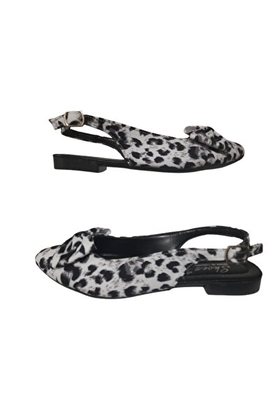 CEYLANLAR Balerini de damă Sandale alb-negru Elegant Home Business Office Pan...