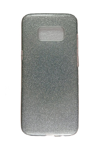 OEM Carcasă compatibilă cu Samsung Galaxy S8 Plus, silicon cu sclipici, argintie