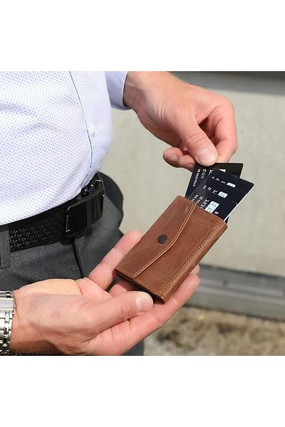 Solo Pelle Unisex Card Holder 798
