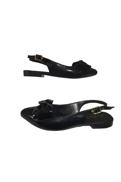 CEYLANLAR Balerini de damă Sandale cu panglică neagră Elegant Home Business O...