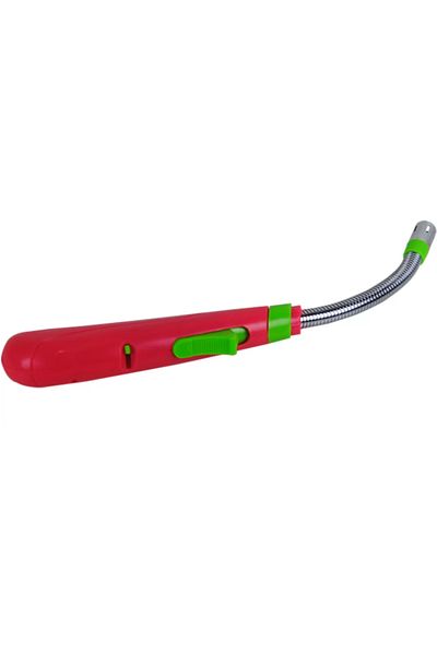 KlaussTech Stove Lighter, Gas Use, Flexible Head, Ergonomic And Compact, Red Color