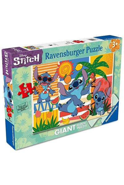 RAVENSBURGER - Puzzle mare de podea Disney Stitch 24 piese