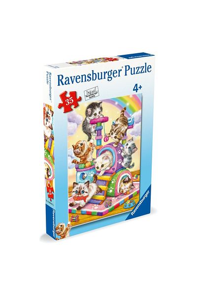 RAVENSBURGER - Puzzle kittens playing 35 pieces