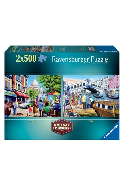 RAVENSBURGER - Puzzle amintiri din vacanta 2x500 piese