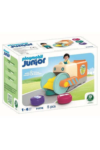Playmobil - Junior development through play Garbage collection vehicle