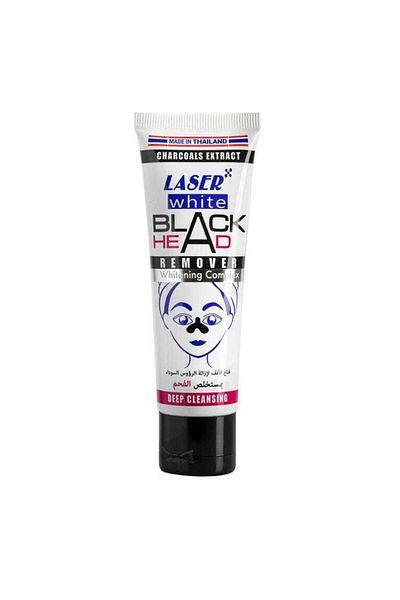 LASER WHITE Blackhead Remover with Charcoal Extract – 50ml