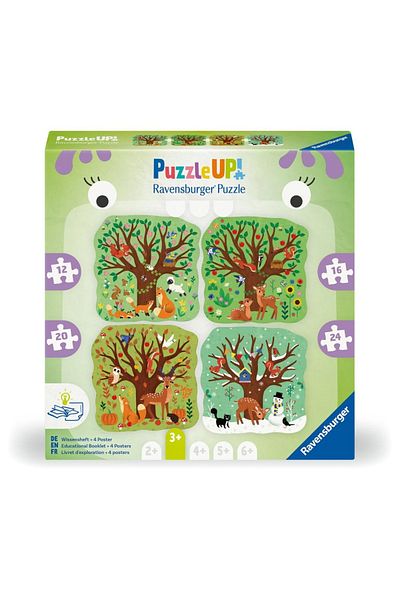 RAVENSBURGER - Puzzle Up seasons 4 contour puzzle 12 16 20 24 pieces