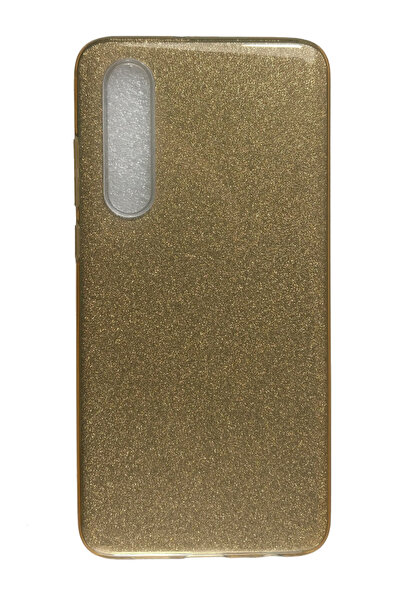 OEM Carcasă compatibilă cu Huawei P30, silicon cu sclipici, auriu