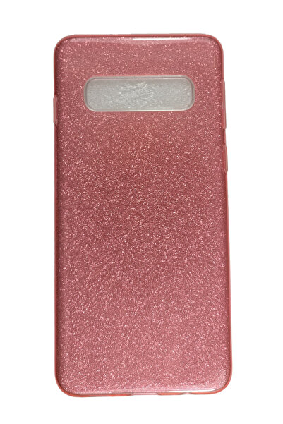 OEM Carcasă compatibilă cu Samsung Galaxy S10 Plus, silicon cu sclipici, roz