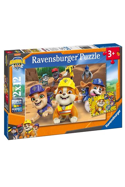 RAVENSBURGER - Puzzle Rubble and his team 2x12 pieces