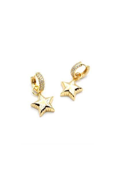 SepetBudur Star Earrings - Gold