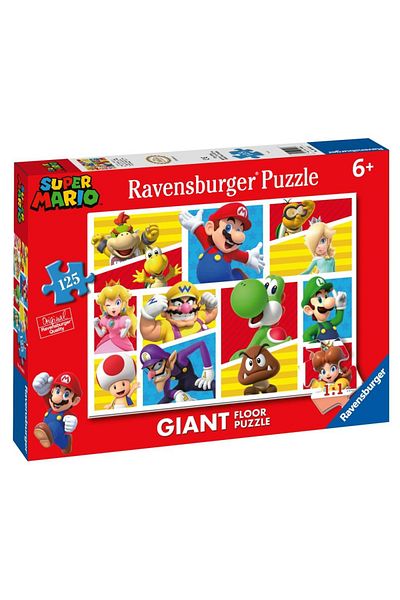 RAVENSBURGER - Large Super Mario floor puzzle 125 pieces