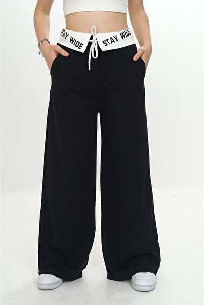 Asortix Κοριτσίστικο 2 νήματα γαρνιρισμένο 100% βαμβακερό αθλητικό παντελόνι-292