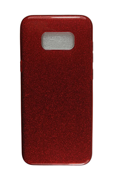 OEM Θήκη συμβατή με Samsung Galaxy S8, Glitter Silicone, Κόκκινη